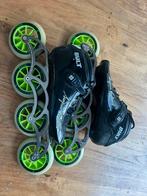 Luigino Bolt skeeler met pilot onderstel wielen 110 maat 41, Sport en Fitness, Skeelers, Overige merken, Inline skates 4 wielen