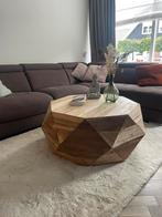 Unieke robuuste salontafel, Ophalen, 100 tot 150 cm, Teakhout, Nieuw
