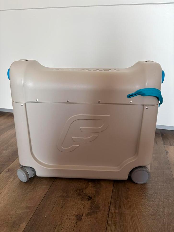 Bedbox Jetkids, Sieraden, Tassen en Uiterlijk, Koffers, Zo goed als nieuw, Hard kunststof, Minder dan 50 cm, Minder dan 35 cm