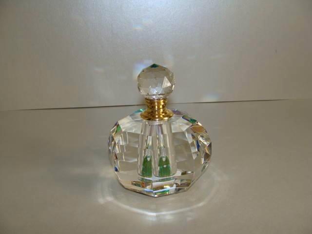 Parfumflesje Rond Kristal Nr. 8, Verzamelen, Parfumverzamelingen, Nieuw, Parfumfles, Ophalen of Verzenden