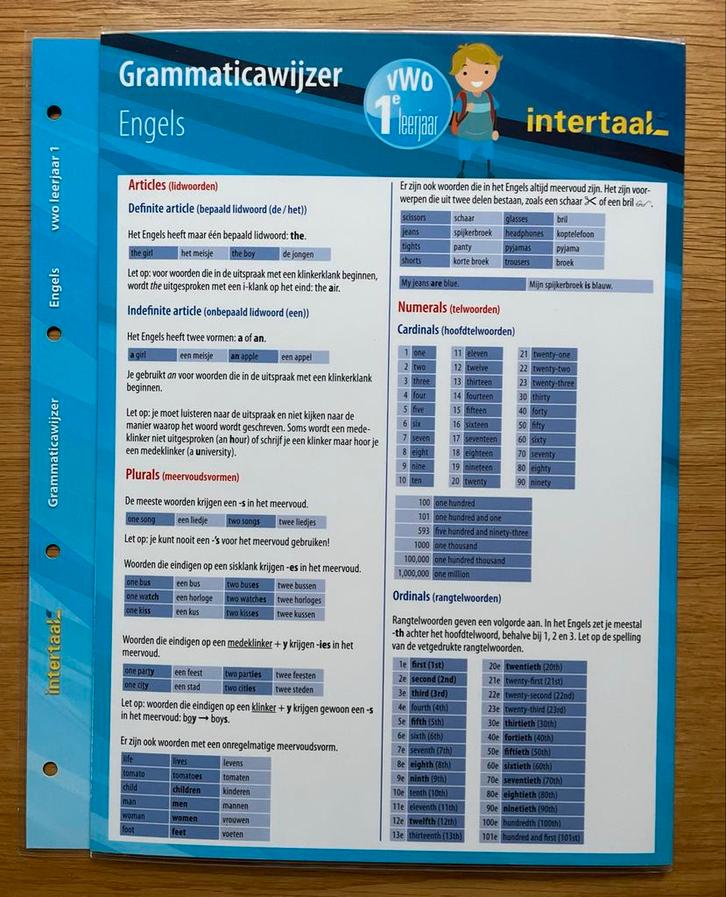 Grammaticawijzer Engels VWO 1 - Nieuw!, Boeken, Taal | Engels, Nieuw, Non-fictie, Ophalen of Verzenden