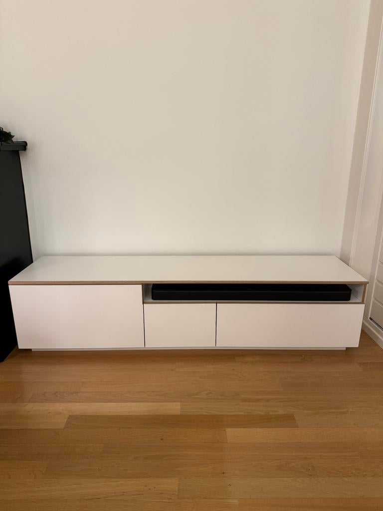 TV dressoir voor soundbar, DVD speler en opbergruimte, Ophalen, Gebruikt, 150 tot 200 cm, Minder dan 100 cm