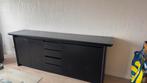 Dressoir zwart, Huis en Inrichting, Kasten | Dressoirs, Ophalen, Gebruikt, 200 cm of meer, Modern