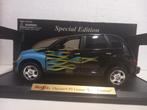 Chrysler PT Cruiser flames blue black Maisto metal 1:18 KRD, Overige merken, Ophalen of Verzenden, Zo goed als nieuw, Auto