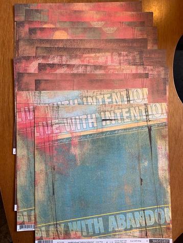 #15 Basic Grey Papier - Aged&Confused Sublime set 12 vel beschikbaar voor biedingen
