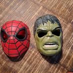 Spider-man en hulk masker, Ophalen of Verzenden, Zo goed als nieuw