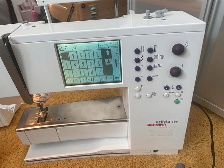 Naaimachine, bernina artista 180, Hobby en Vrije tijd, Naaimachines en Toebehoren, Gebruikt, Naaimachine, Bernina, Ophalen