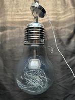 GROTE BOLLAMP / EETKAMER HANGLAMP (diameter 30 cm.) h. 46 cm, Ophalen of Verzenden, Zo goed als nieuw, E27 (groot), Led-lamp