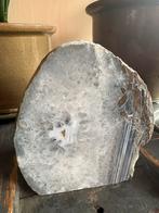 Amethist geode lamp met agaat, zeer warm licht, Overige materialen, Nieuw, Ophalen of Verzenden, Minder dan 50 cm