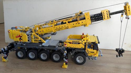 Lego technics Liebherr hijskraan 42009, Kinderen en Baby's, Speelgoed | Duplo en Lego, Zo goed als nieuw, Lego, Complete set, Ophalen