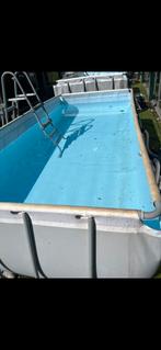 Bestway power steel buiten zwembad 412x201x122, Minder dan 80 cm, Ophalen of Verzenden, Opzetzwembad, Rechthoekig