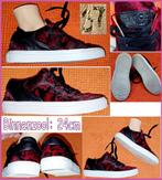 MASON rood-zwarte leren gympen (koeienvacht effect) maat 37, MASON, Ophalen of Verzenden, Rood, Sneakers of Gympen