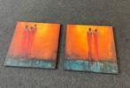 Schilderij canvas afbeelding van kunstenares Valerie Delmas, Antiek en Kunst, Ophalen