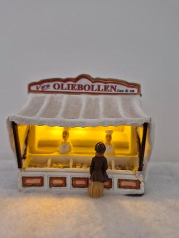De olliebollenkraam typisch Hollands kerstdorp beschikbaar voor biedingen