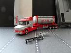 922 herpa scania torpedo rmi 20 plus tankcontainer 1:87 truc, Ophalen of Verzenden, Nieuw, Bus of Vrachtwagen, Herpa
