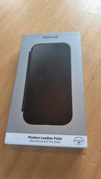 Hoesje iphone 16 pro Nomad leather folio Horween leather, Ophalen, Nieuw, Hoesje of Tasje