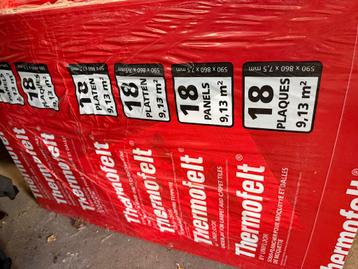 Nieuwe Thermofelt ondervloer - 9,13 m² beschikbaar voor biedingen