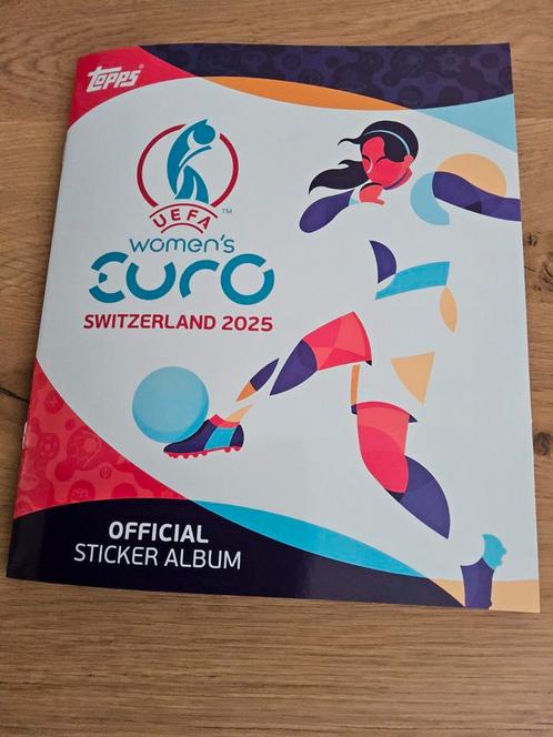 TOPPS Women's EURO Zwitserland 2025 stickers, Verzamelen, Sportartikelen en Voetbal, Zo goed als nieuw, Poster, Plaatje of Sticker