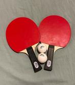 Pingpong batjes + balletjes, Ophalen of Verzenden, Zo goed als nieuw, Net, Batje(s) of Balletje(s)