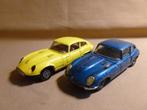 2x Opknappers Jaguar E-Type 2+2 en V12 2+2 Corgi Toys, Corgi, Gebruikt, Ophalen of Verzenden, Auto