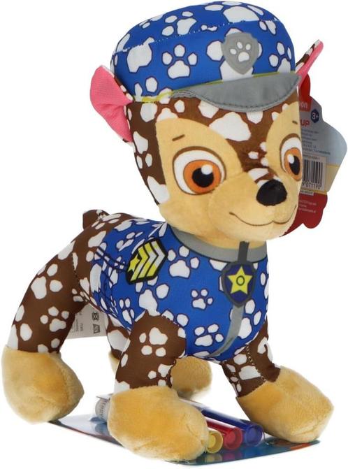 PAW Petrol inkleurknuffel pluche Chase (NIEUW met kaartjes), Kinderen en Baby's, Speelgoed | Knuffels en Pluche, Nieuw, Hond, Ophalen of Verzenden