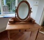 mooie grenen kaptafel (2-delig), Huis en Inrichting, Tafels | Kaptafels, Ophalen, Minder dan 50 cm, Gebruikt, Minder dan 100 cm