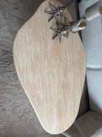 Unieke Travertin Salontafel, Huis en Inrichting, Tafels | Salontafels, Overige materialen, 100 tot 150 cm, Zo goed als nieuw, Overige vormen