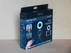 Selfie Hama led ring light Spotlight Bluetooth USB 3 kleuren, Ophalen of Verzenden, Nieuw, Minder dan 150 cm, Ministatief