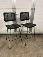 3 stuks rotanlook horeca barkrukken outdoor, kruk, bar, Ophalen, Nieuw, Metaal, 60 tot 90 cm