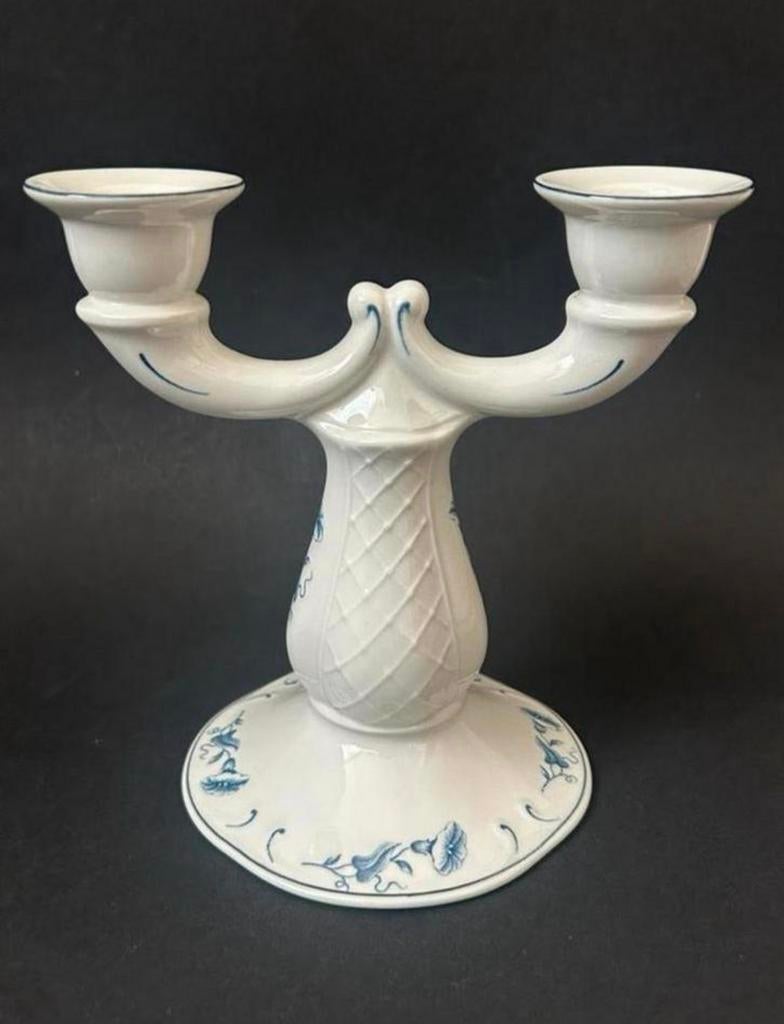 Porseleinen Kandelaar Villeroy & Boch, Antiek en Kunst, Ophalen of Verzenden, Keramiek of Aardewerk