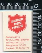 Sticker: Leger des Heils - Amsterdam, Verzamelen, Stickers, Ophalen of Verzenden