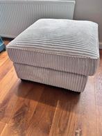 Grijze poef in perfecte staat - 80x80x55 cm, Ophalen, Vierkant, Zo goed als nieuw, 75 tot 100 cm