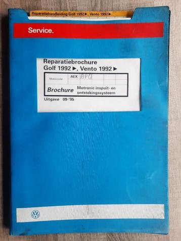 Werkplaatsboek Vw Golf 3 + Vento 1,4 Inspuitsysteem AEX  APQ beschikbaar voor biedingen