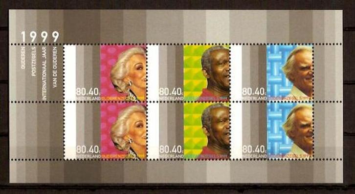 Nederland NVPH nr 1821 postfris Ouderen 1999, Postzegels en Munten, Postzegels | Nederland, Postfris, Na 1940, Verzenden
