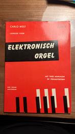 Leerboek elektronisch orgel Carlo West, Les of Cursus, Orgel, Gebruikt, Ophalen of Verzenden