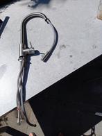 Rvs mixkraan met flexibele uitschuifbare kraankop, Ophalen, Minder dan 50 cm, Gebruikt, Minder dan 25 cm