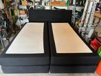 Norma, 2 pers boxspring, 210 x 180cm, incl matrassen., Gebruikt, Tweepersoons, Ophalen of Verzenden, 180 cm
