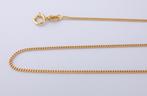 Korte14 karaat Gouden Ketting Cubaanse Gourmetschakel 42 cm, Jw, Verzenden, Nieuw, Info@juwelenwereld.nl