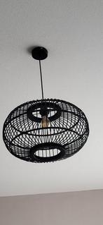 Hanglamp bamboe zwarte  47,5 cm  alleen kap, Huis en Inrichting, Lampen | Hanglampen, Ophalen, Zo goed als nieuw, Minder dan 50 cm