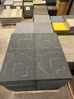 Tapijttegels 50x50 cm grijs, Huis en Inrichting, Stoffering | Vloerbedekking, Ophalen, Gebruikt, Q, 75 m² of meer