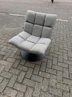 Dutchbone Draaifauteuil Grijs, Ophalen, Gebruikt, Minder dan 75 cm, Metaal