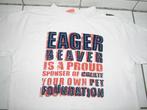 Leuk kindershirt EAGER BEAVER maat 116, Kinderen en Baby's, Kinderkleding | Maat 116, Ophalen of Verzenden, Gebruikt, Jongen of Meisje