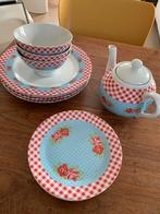 La rose servies, Ophalen of Verzenden, Zo goed als nieuw, Porselein, Compleet servies
