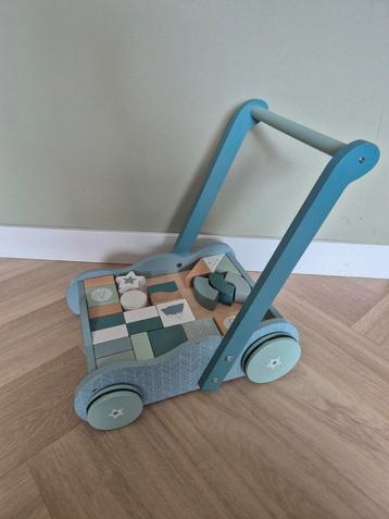 Little dutch loopkar met blokken beschikbaar voor biedingen