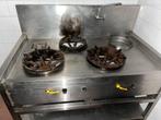 Horeca professioneel rvs Wok fornuis 3 pits voor azia keuken, Ophalen, Minder dan 85 cm, 60 cm of meer, Gas