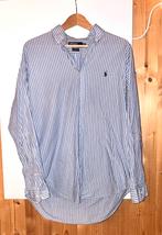 Ralph Lauren gestreept overhemd Maat M, Kleding | Heren, Blauw, Ralph Lauren, Zo goed als nieuw, Halswijdte 39/40 (M)