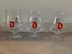 3x Duvel glazen, Ophalen of Verzenden, Zo goed als nieuw, Glas of Glazen, Duvel