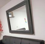 Grote spiegel met dikke rand, Huis en Inrichting, Woonaccessoires | Spiegels, Ophalen of Verzenden, Gebruikt, Rechthoekig, Minder dan 100 cm