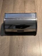 Brabantia Broodtrommel - met Schuifdeksel - Matt Steel, Ophalen of Verzenden, Zo goed als nieuw