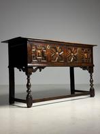 Engelse Dresser 17e eeuw, Ophalen, Zo goed als nieuw, 25 tot 50 cm, Rechthoekig